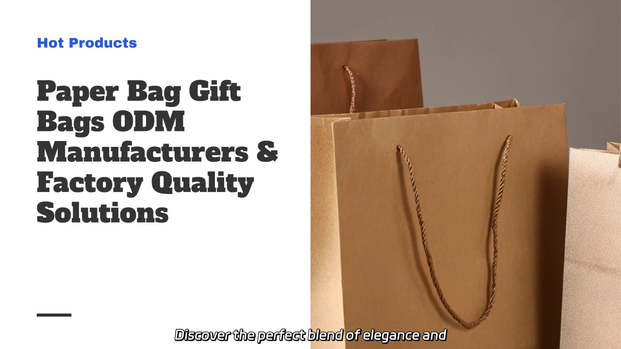 High-Quality ODM Paper Bag Gift Solutions