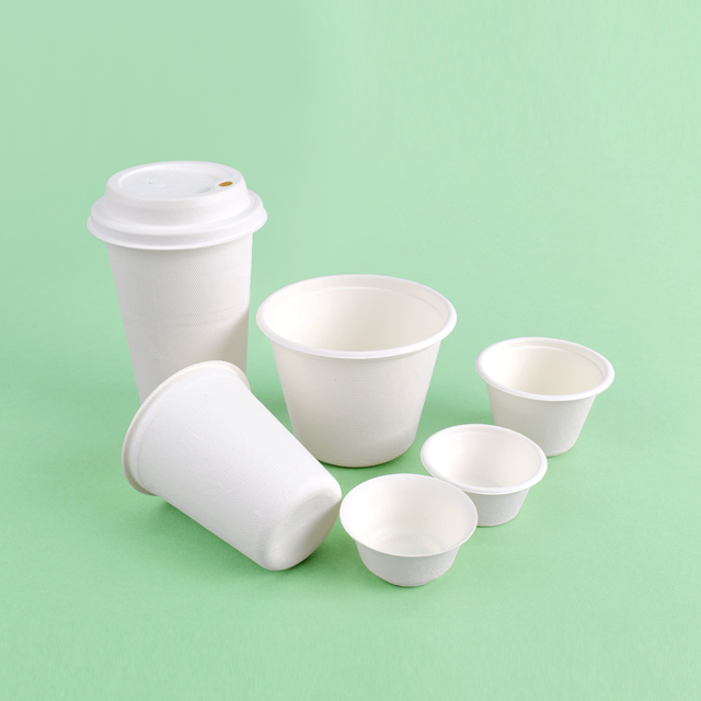 Sugarcane Bagasse Paper Cups with Various Capac...