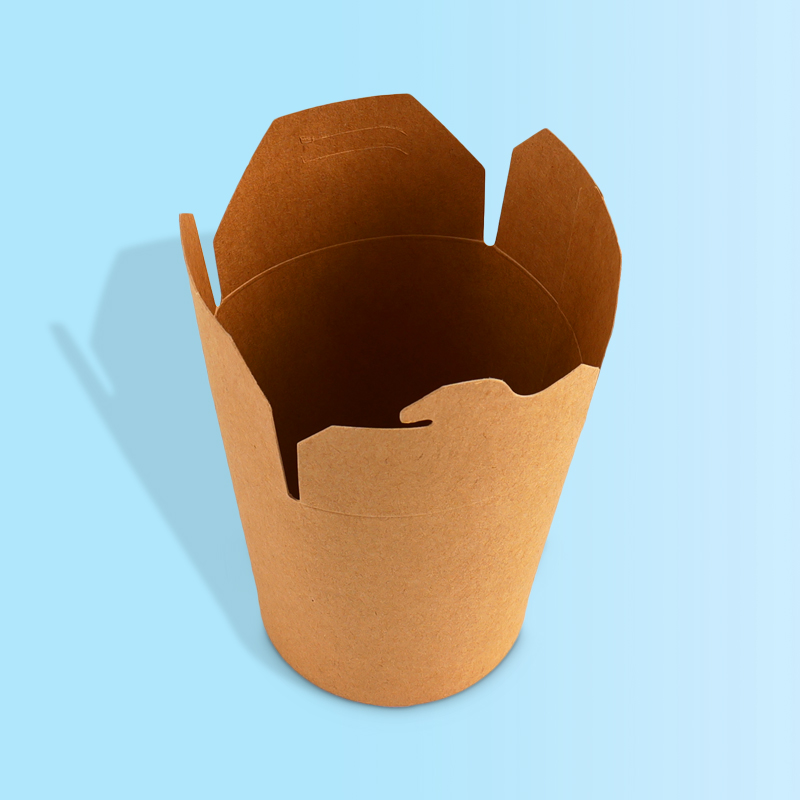 Kraft Paper Food Packaging Fried Chicken Box Paper Cup Can Be Sealed