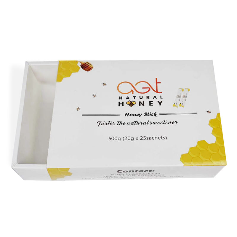 SenCai White Card Dessert Drawer Box Food Packa...