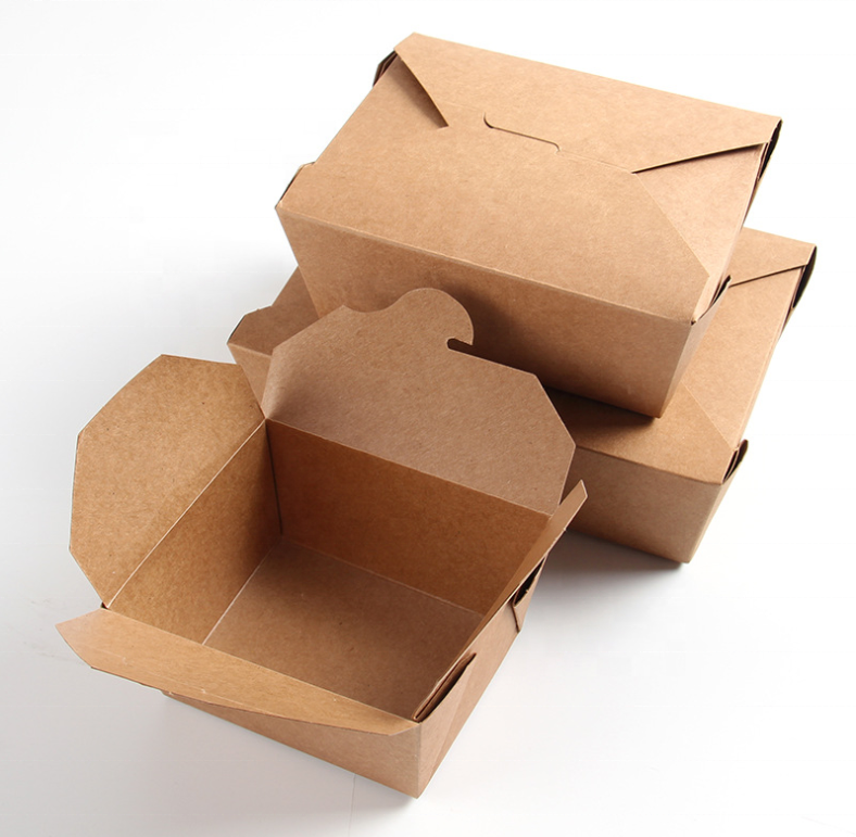 SenCai Kraft Paper Fried Chicken Takeout Food P...
