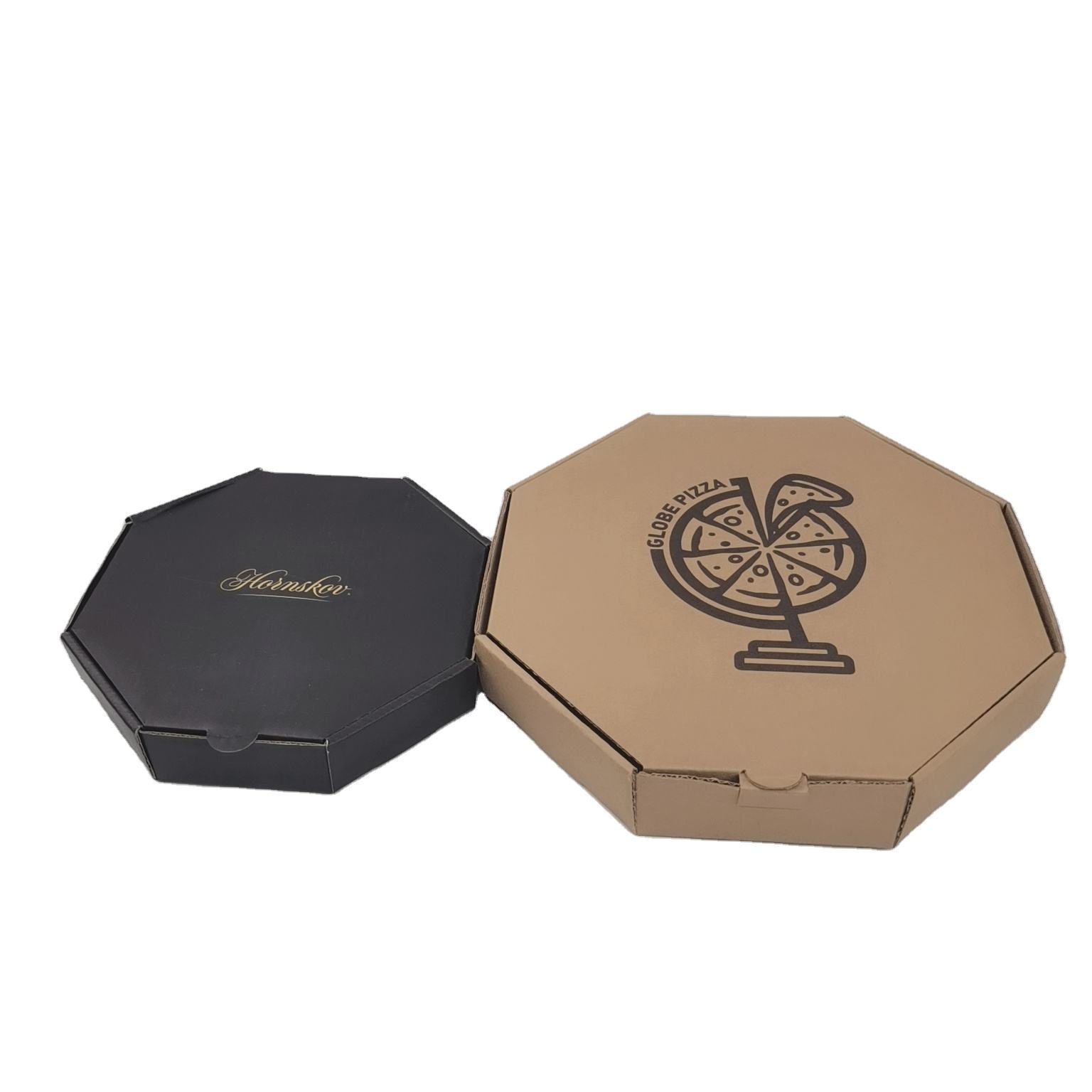 SenCai Kraft Paper Corrugated Octagonal Pizza Packaging Box