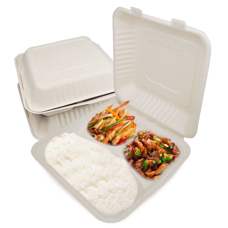 The Future of Takeout: Sugarcane Bagasse Food Containers with Lids