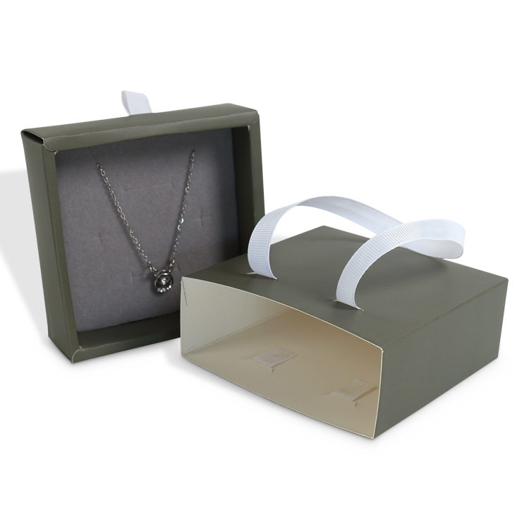 Gift Set Packaging Drawer Box with Handle Dust Bag