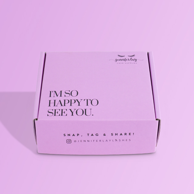 Popular Eco friendly corrugated shipping box customized pink cosmetics clothing packaging paper mailer boxes for small busine (6).png