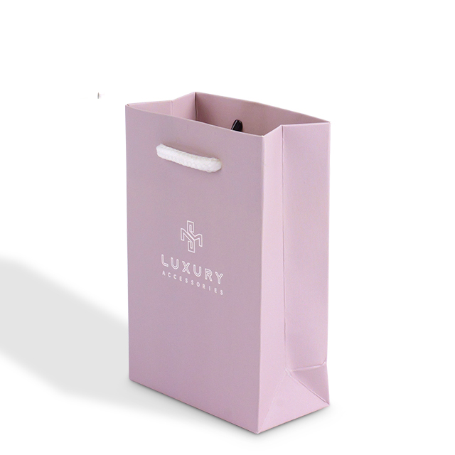 Custom Printed White Handbag Gift Bags | Rigid Cardstock Luxury