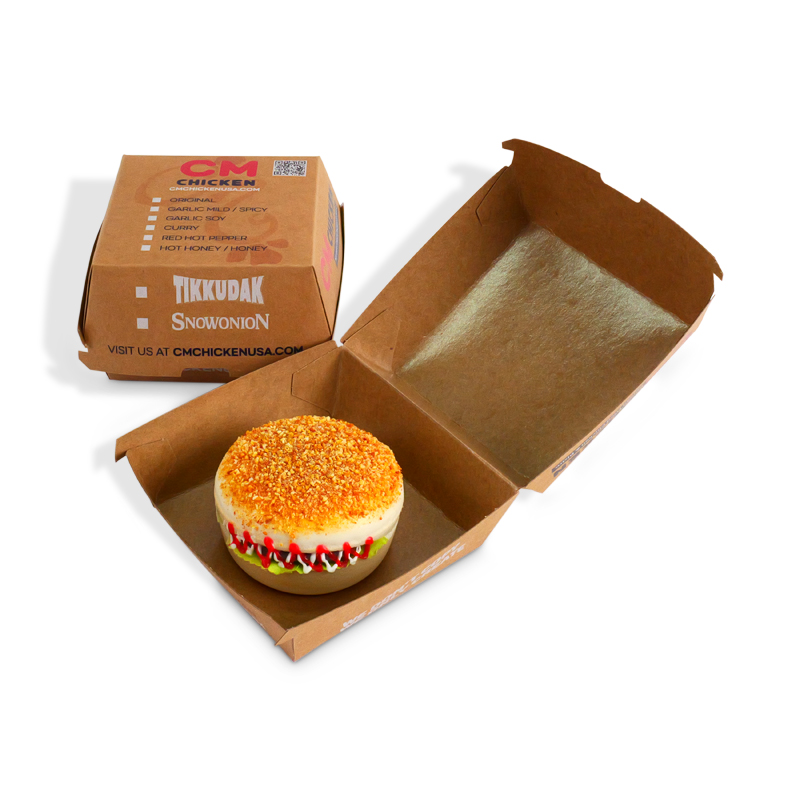 Food Packaging Box Hamburger Box Flip Cover