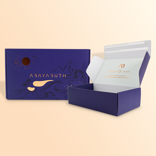 Tear Off Double-Sided Printing Unboxing Corrugated Shipping Box Packaging Gift Box