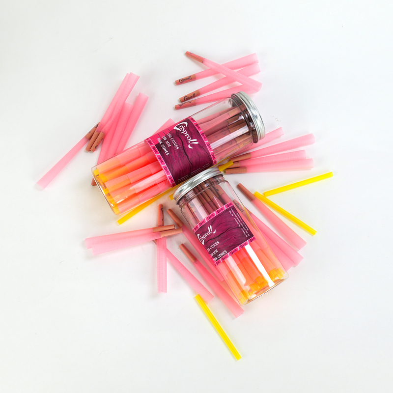 SenCai Pink Classic Cone Cigarette Paper Tape F...